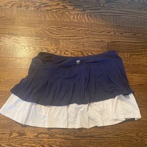 Ducsports navy Blue and White Women's Skirt size xl